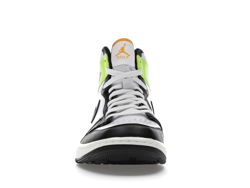 Jordan 1 Retro High Golf White University Gold Volt Black