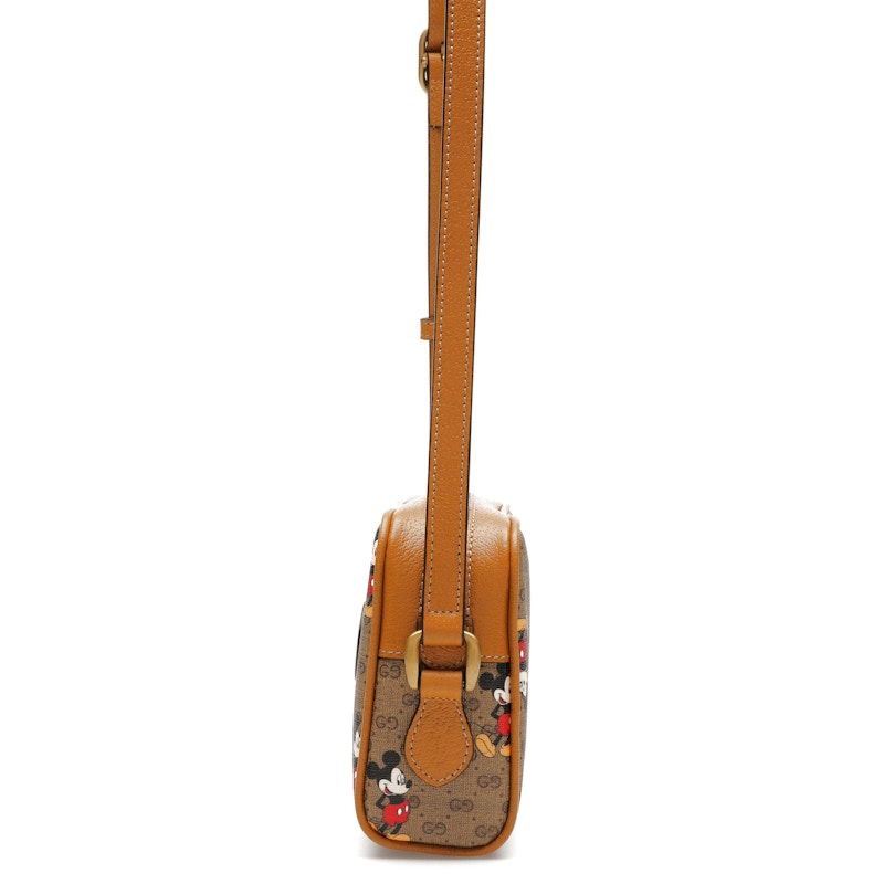 Gucci x Disney Mickey Mouse Crossbody Bag Brown