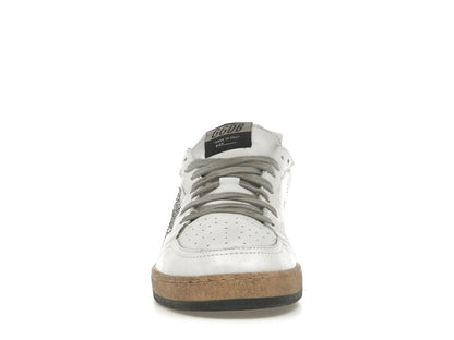 Golden Goose Ball Star White Silver Glitter (Women's)