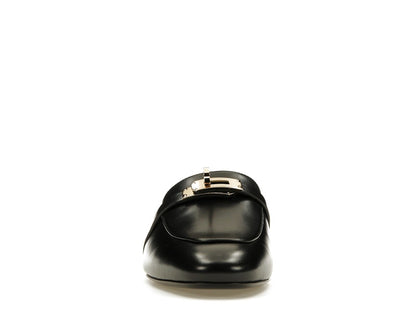 Hermes Oz Mule Noir Goatskin Leather
