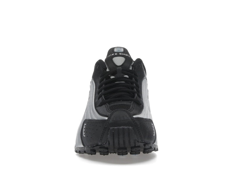 Nike Shox R4 Metallic Silver Black Psychic Blue