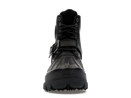 Polo Ralph Lauren Oslo High Oiled Leather Boot Black