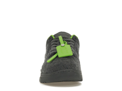 OFF-WHITE Out Of Office "OOO" Low Tops Grey Green Wool