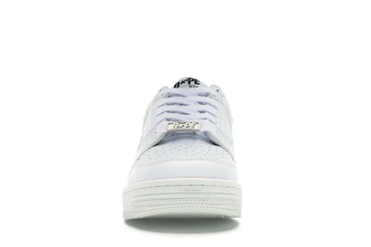BAPE STA Low White