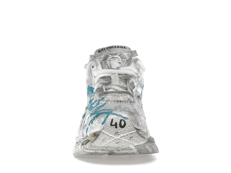 Balenciaga Runner Graffiti White Blue