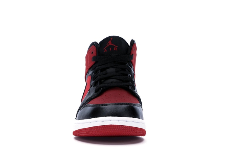 Jordan 1 Mid Gym Red Black (GS)