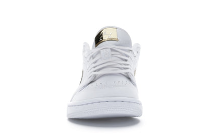 Jordan 1 Low White Metallic Gold (Women's)