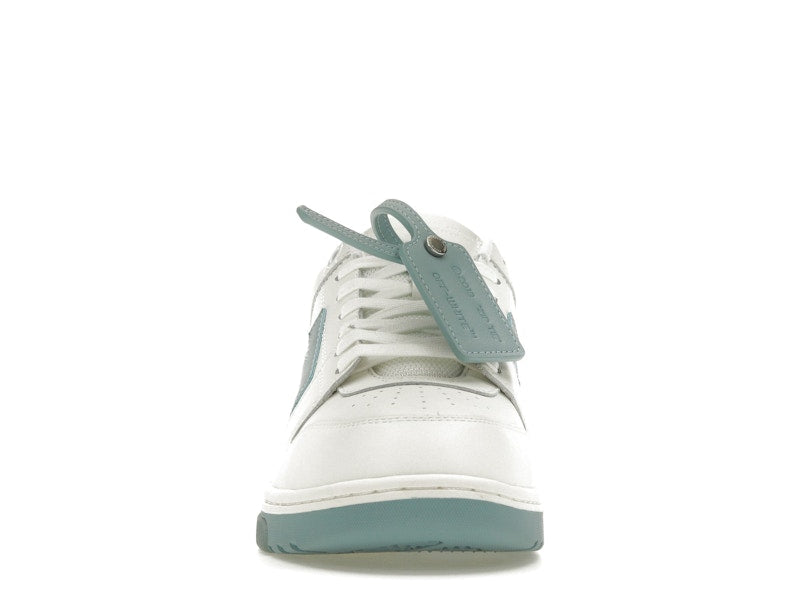 OFF-WHITE Out Of Office OOO Low Tops White Celadon