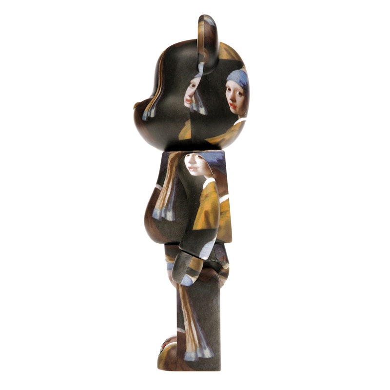 Bearbrick Johannes Vermeer (Girl with a Pearl Earring) 100% & 400% Set