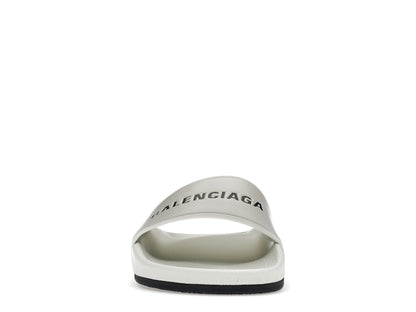 Balenciaga Pool Slide White Black (Women's)