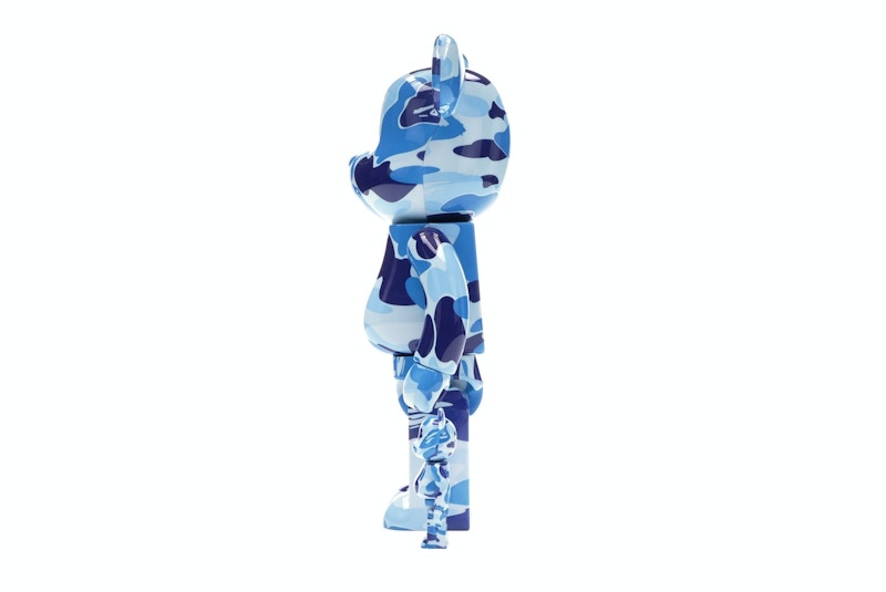 Bearbrick A Bathing Ape ABC Camo 100% & 400% Set Blue