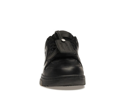 OFF-WHITE OOO Low Tops "For Walking" Black White