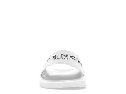 Givenchy Paris Flat Sandals White Black