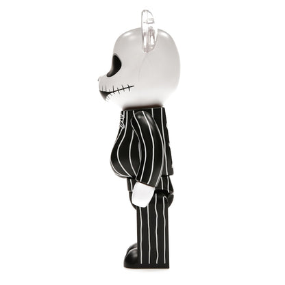 Bearbrick x Disney Tim Burton's The Nightmare Before Christmas Jack Skellington 100% & 400% Set