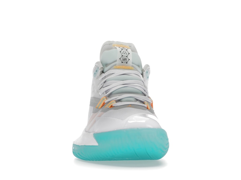 Jordan Zion 1 White Dynamic Turquoise