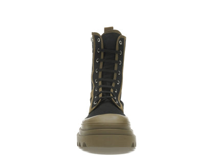 Bottega Veneta Lace-Up Boots Black Green