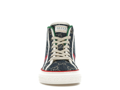 Gucci Tennis 1977 High Top Denim GG Print (Women's)
