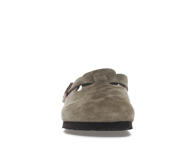 Birkenstock Boston Soft Footbed Suede Taupe (Narrow Fit)