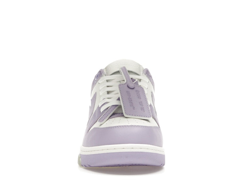 OFF-WHITE Out Of Office Calf Leather White Lilac