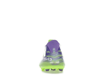 adidas F50 League Laceless FG/MG Purple Rush Cloud White Lucid Lemon (GS)
