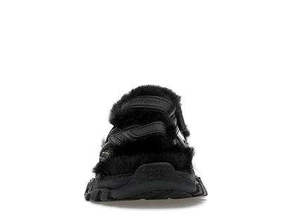 Balenciaga Track Sandal Fake Fur Black (Women's)