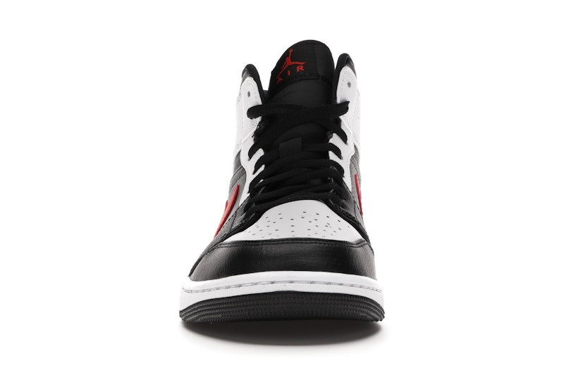 Jordan 1 Mid Black Chile Red White