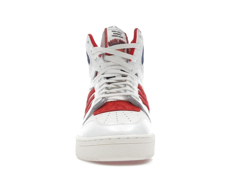 adidas Conductor Hi White Scarlet Python