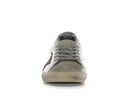 Golden Goose Super-Star White Red Glitter (Women's)