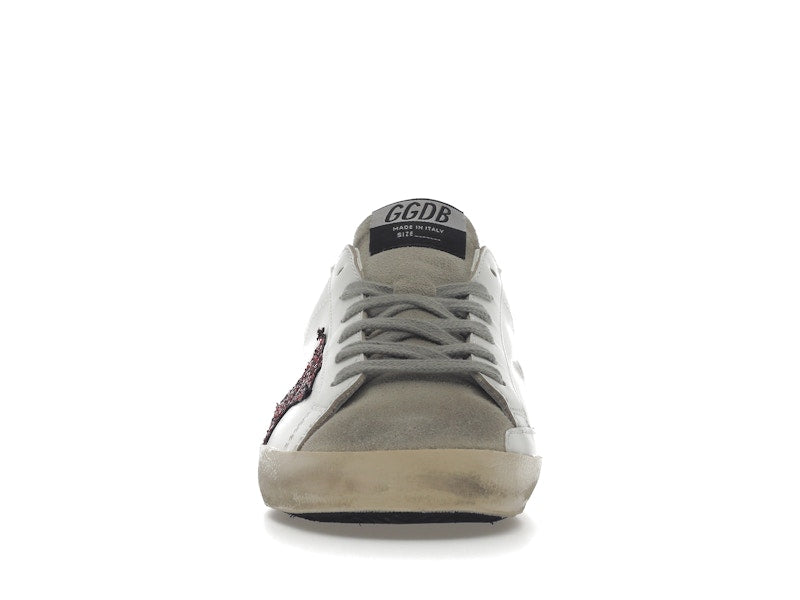 Golden Goose Super-Star White Red Glitter (Women's)