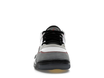 Jordan 4 RM Premium White Black Smoke Grey Fire Red