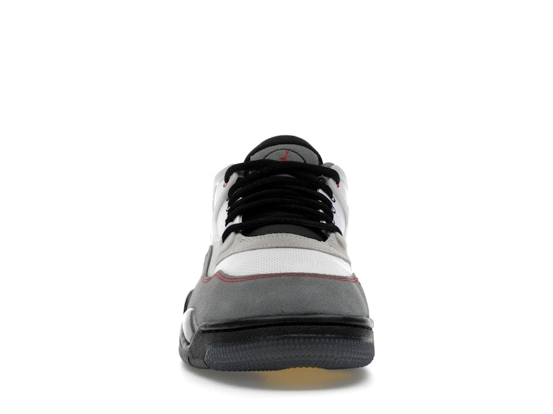 Jordan 4 RM Premium White Black Smoke Grey Fire Red