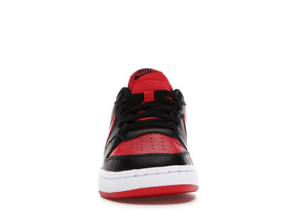 Nike Court Borough Low 2 Black University Red (GS)