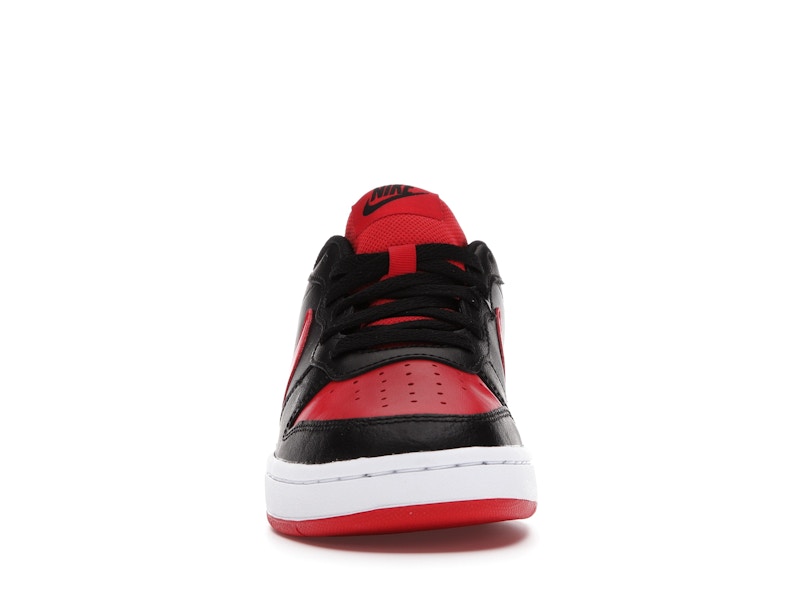 Nike Court Borough Low 2 Black University Red (GS)