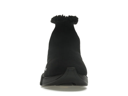 Balenciaga Speed 2.0 Recycled Fake Fur Black (Women's)