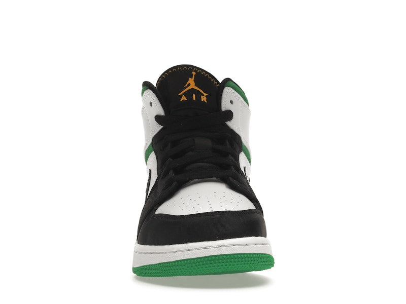 Jordan 1 Mid SE White Laser Orange Lucky Green (GS)