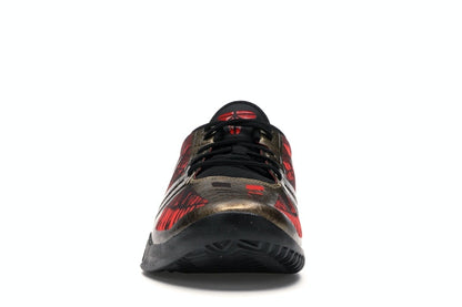 Nike KB Mentality Black Metallic Gold Chilling Red