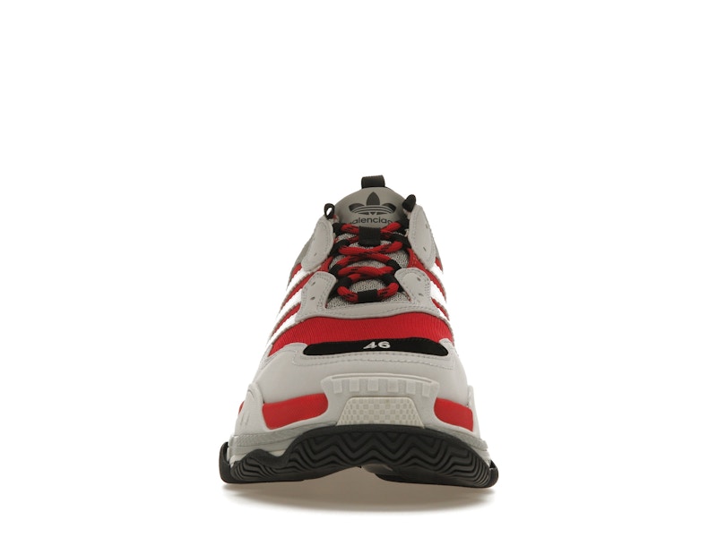 Balenciaga x adidas Triple S Red Grey Black