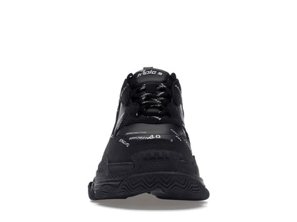 Balenciaga Triple S Black Logo (Women's)