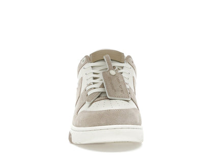 OFF-WHITE Out Of Office OOO Low Tops Beige Natural Suede