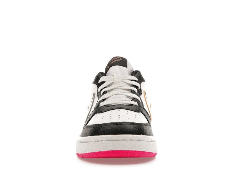 Nike Court Borough Low 2 Off Noir Pink Prime (GS)