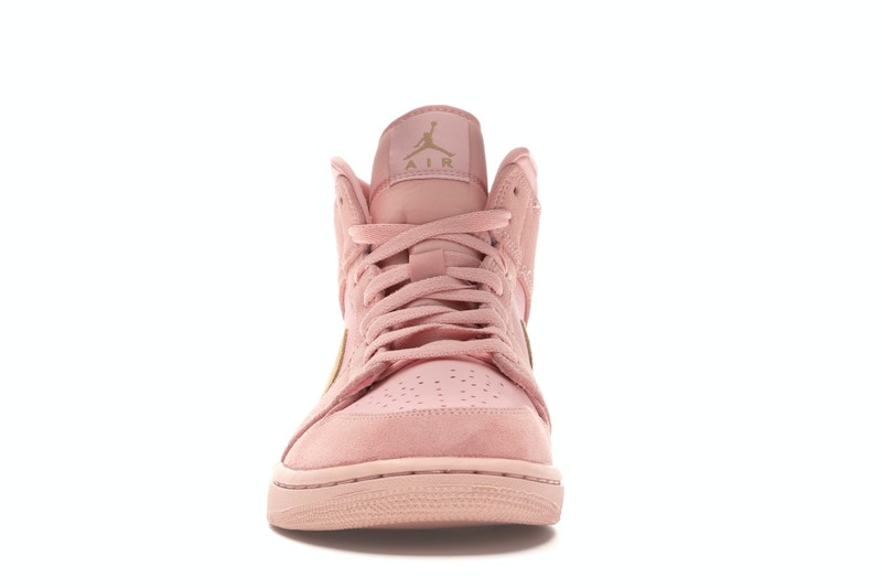 Jordan 1 Mid Coral Gold