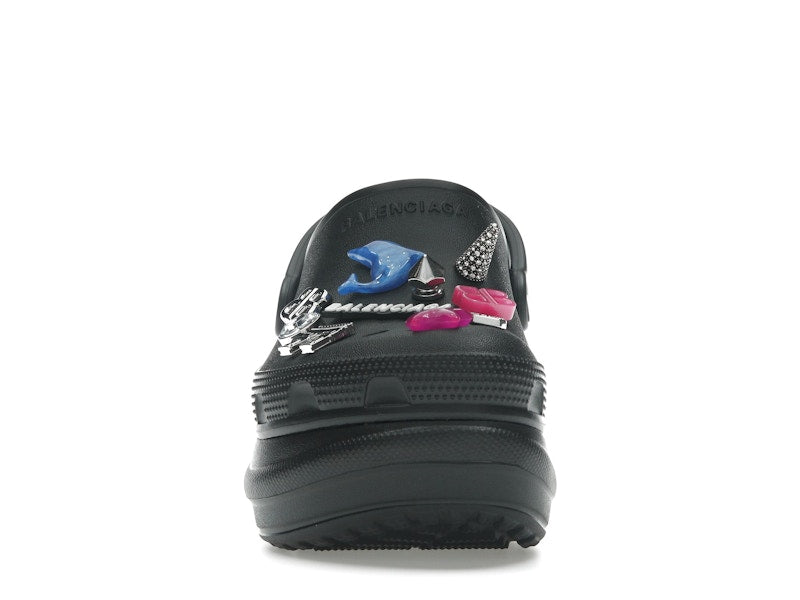 Balenciaga x Crocs Mule Black Multicolor Jibbitz (Women's)