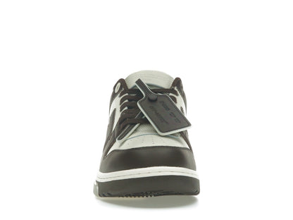 OFF-WHITE Out Of Office "OOO" Low Tops Chocolate Cream