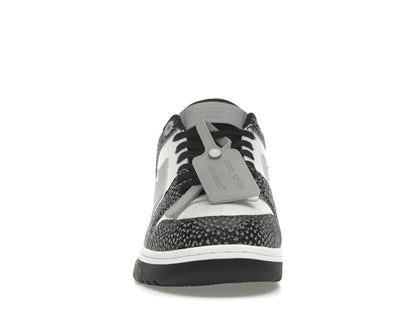 OFF-WHITE Out Of Office OOO Low Tops Black Grey with Dots