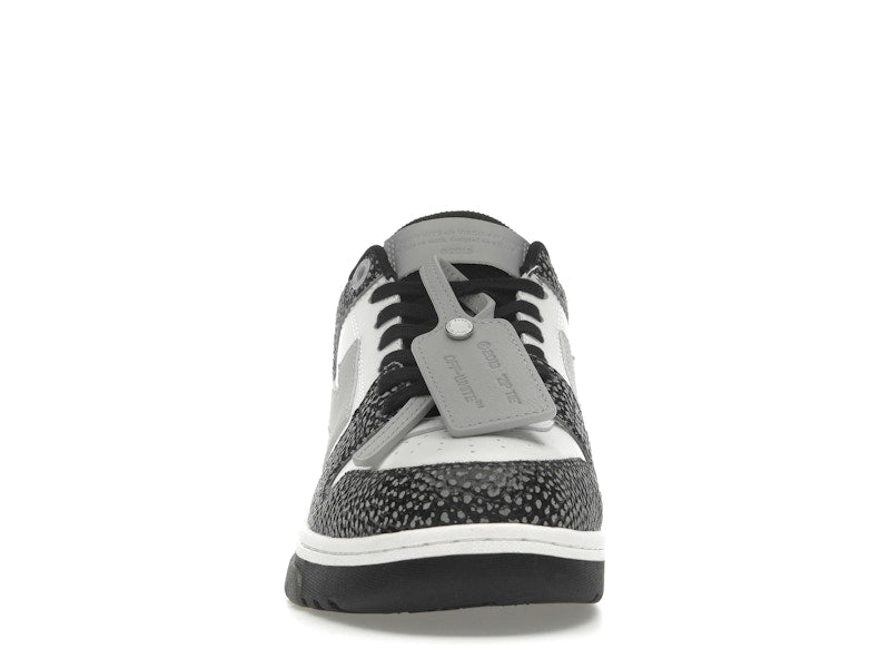 OFF-WHITE Out Of Office OOO Low Tops Black Grey with Dots