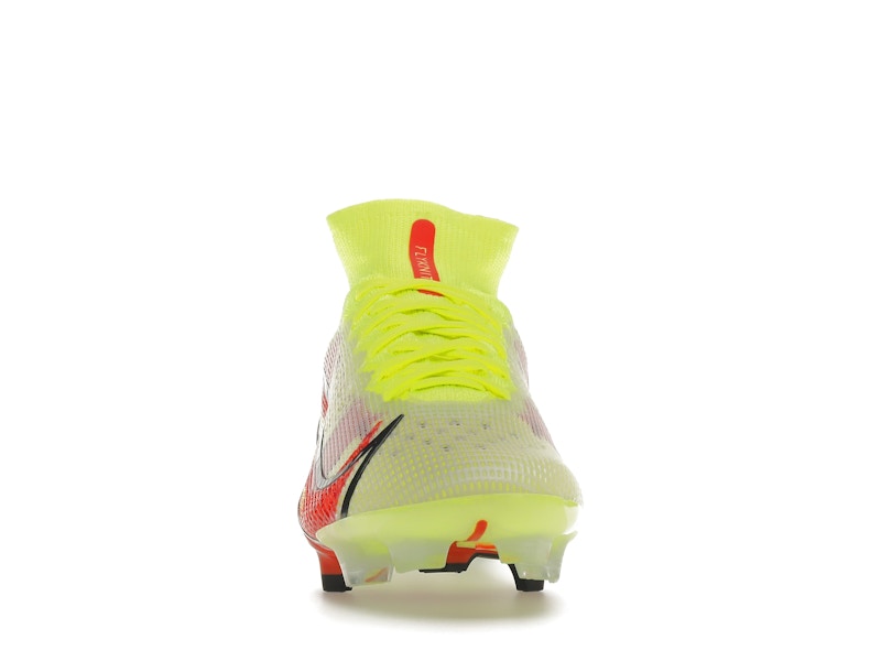 Nike Mercurial Superfly 8 Elite FG Volt Black Bright Crimson