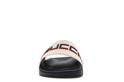 Gucci Stripe Slide White