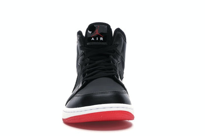 Jordan 1 Mid Black University Red