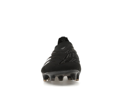 adidas Predator 24 Elite Laceless FG Core Black Carbon