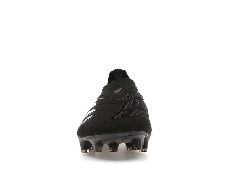 adidas Predator 24 Elite Laceless FG Core Black Carbon